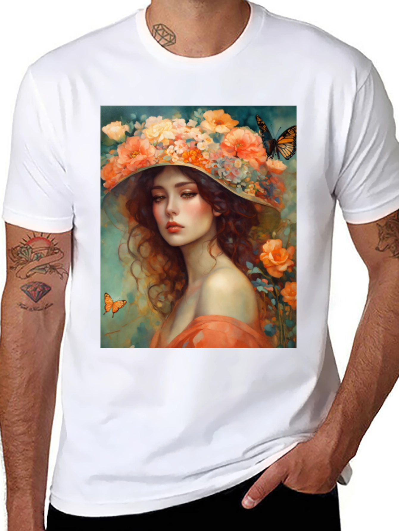 Floral Woman T-Shirt