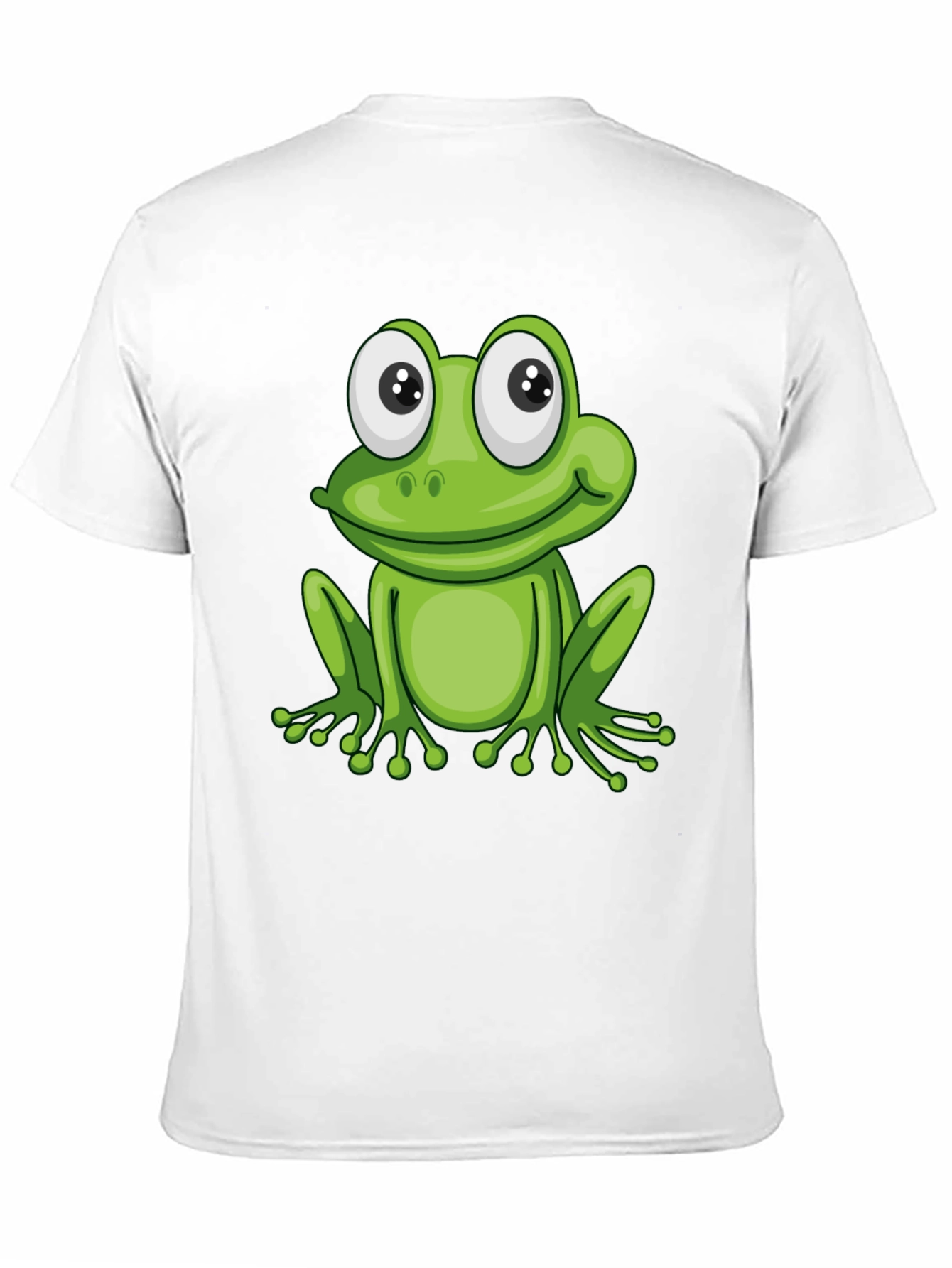 Frog Graphic Black T-Shirt - Fun Cartoon Animal Tee