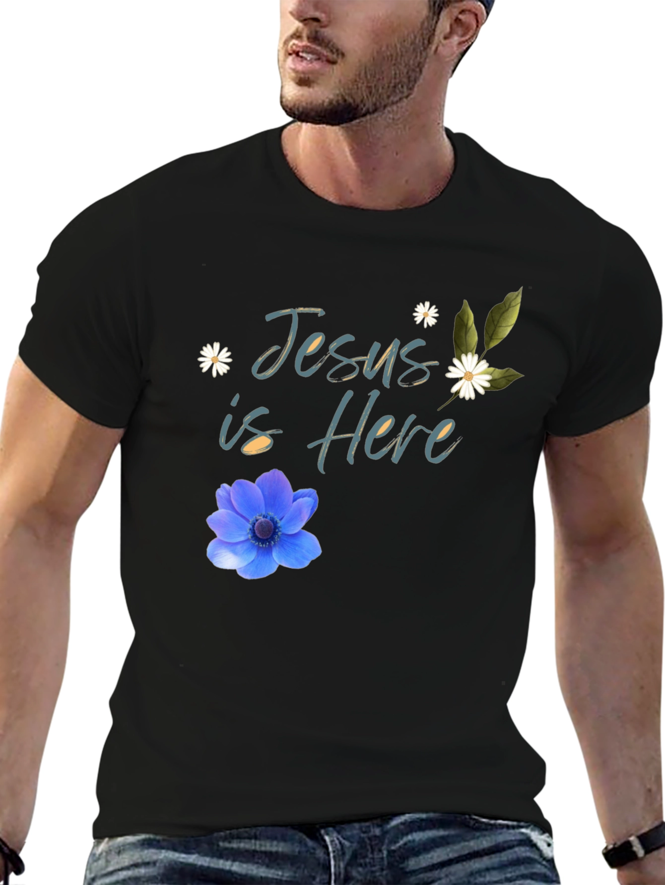 Jesus is Here Graphic T-Shirt