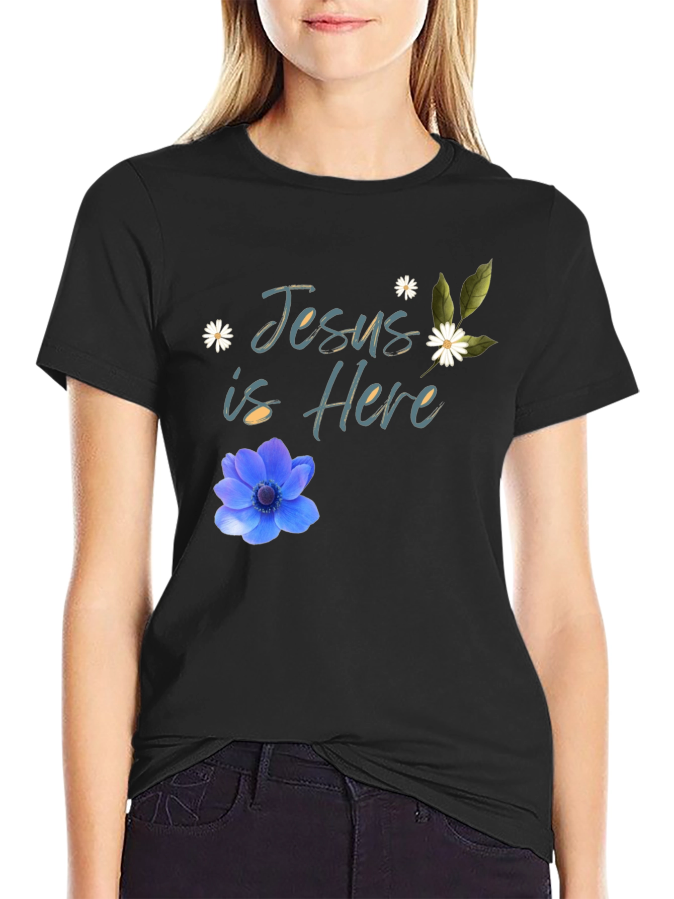 Jesus is Here Graphic T-Shirt