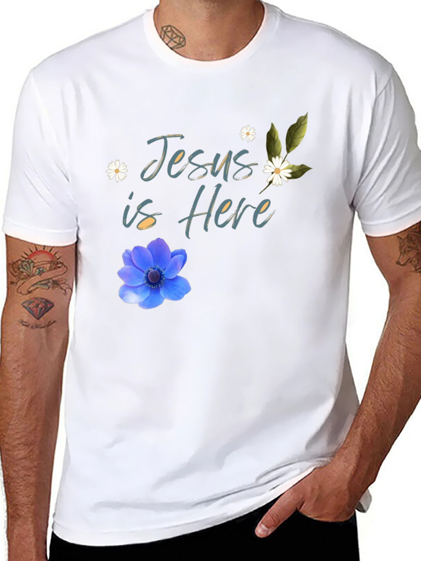 Jesus is Here Graphic T-Shirt