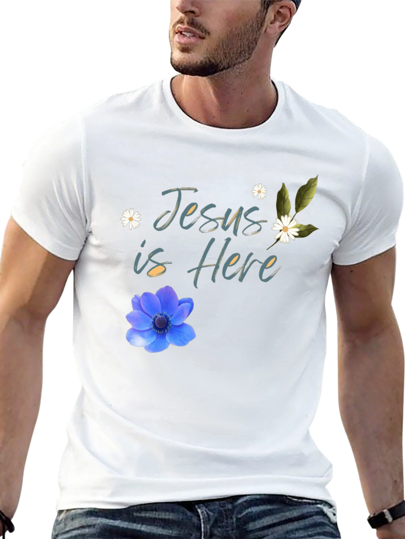 Jesus is Here Graphic T-Shirt