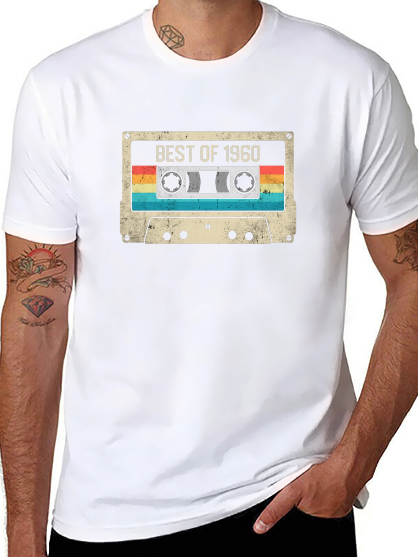 Best of 1960 Cassette Tape Graphic T-Shirt