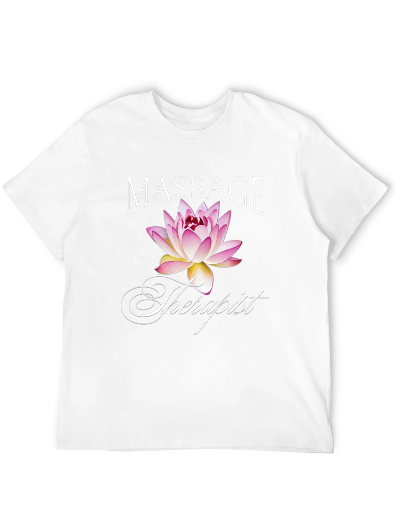 Massage Therapist Lotus Graphic T-Shirt