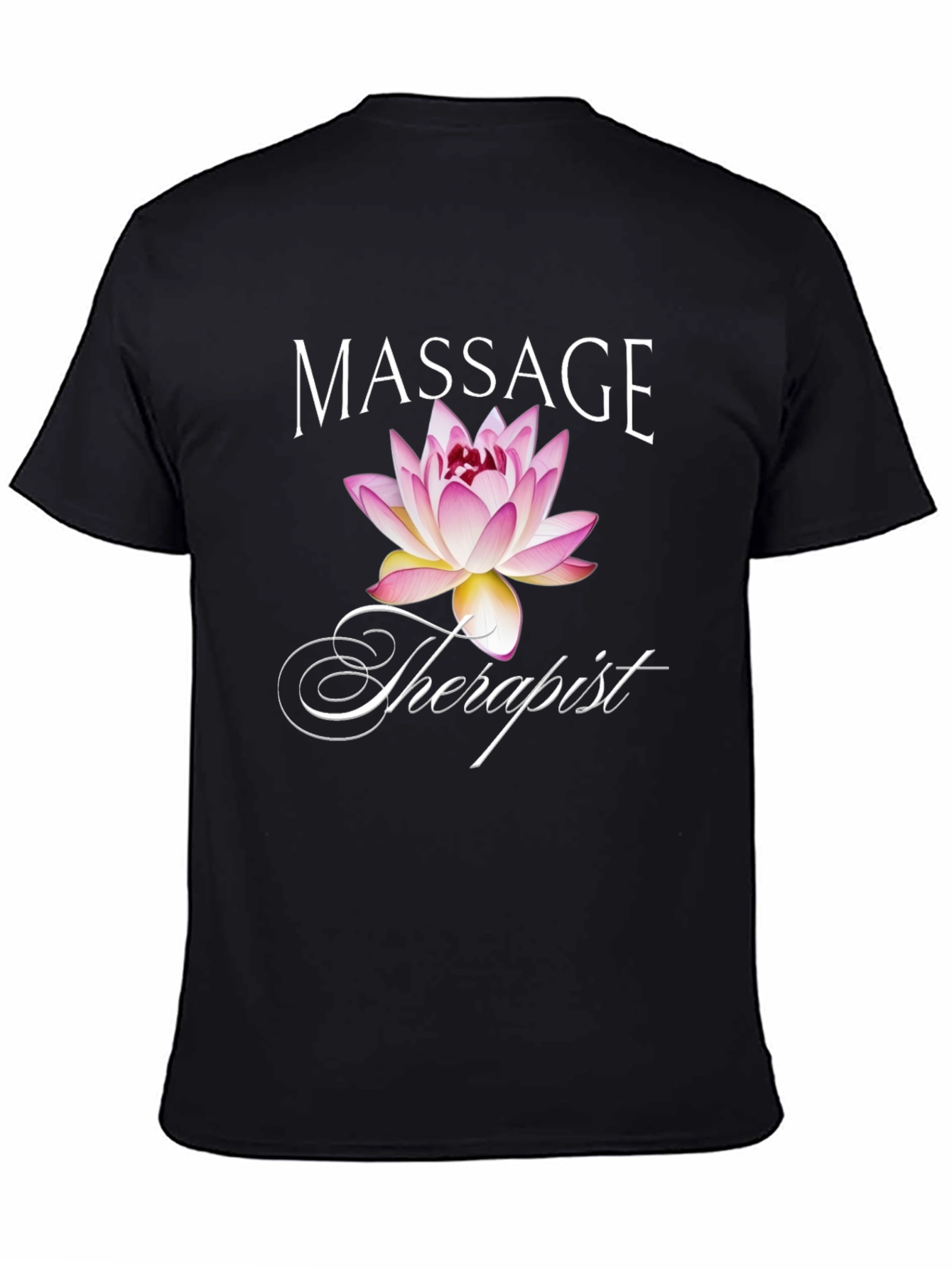Massage Therapist Lotus Graphic T-Shirt