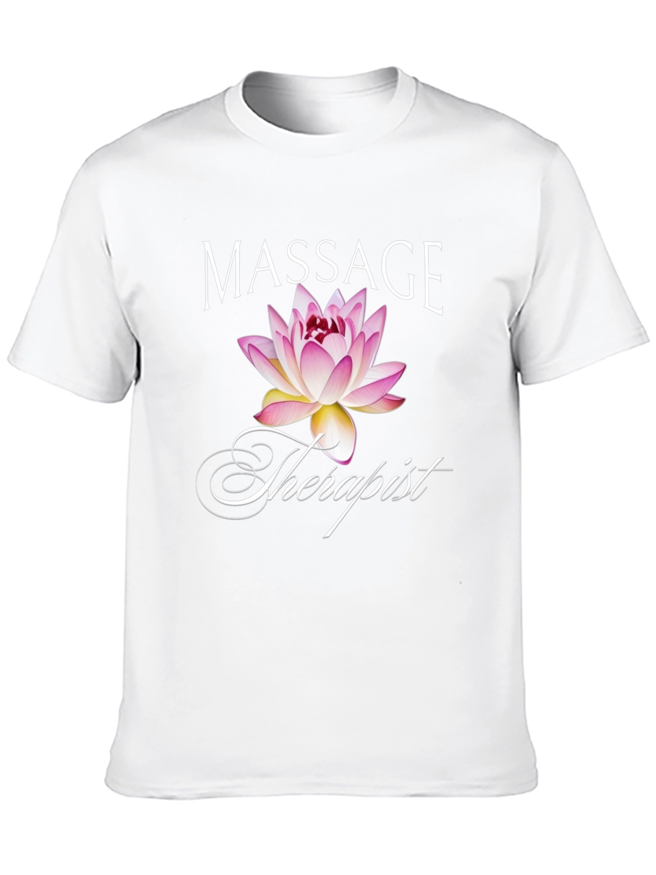 Massage Therapist Lotus Graphic T-Shirt
