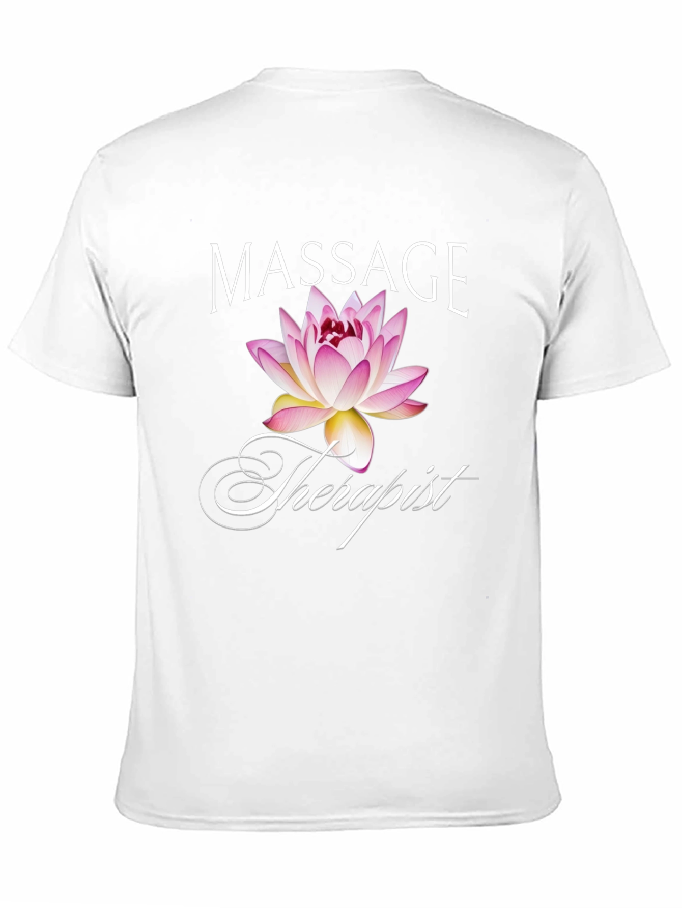 Massage Therapist Lotus Graphic T-Shirt