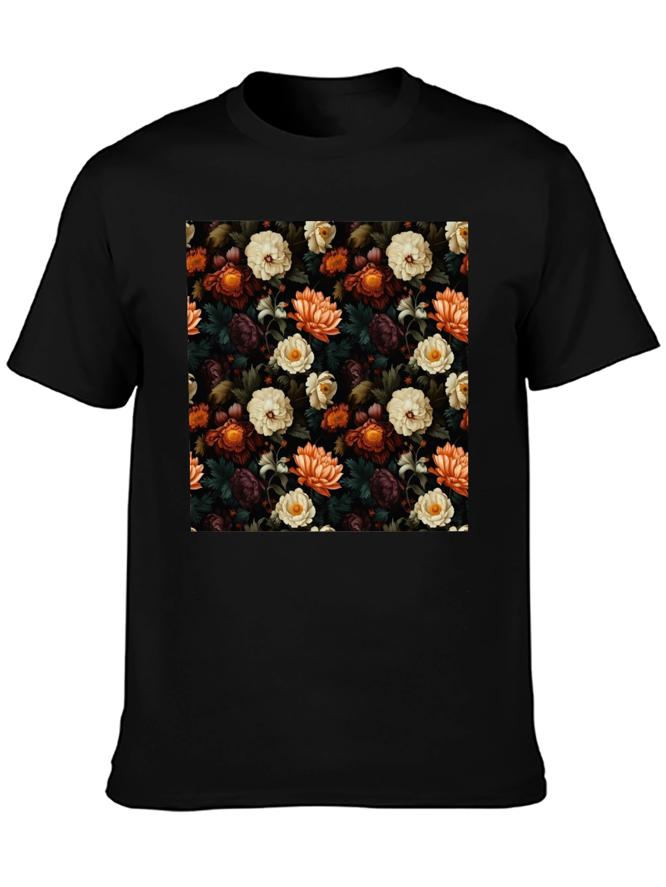 Floral Pattern T-Shirt