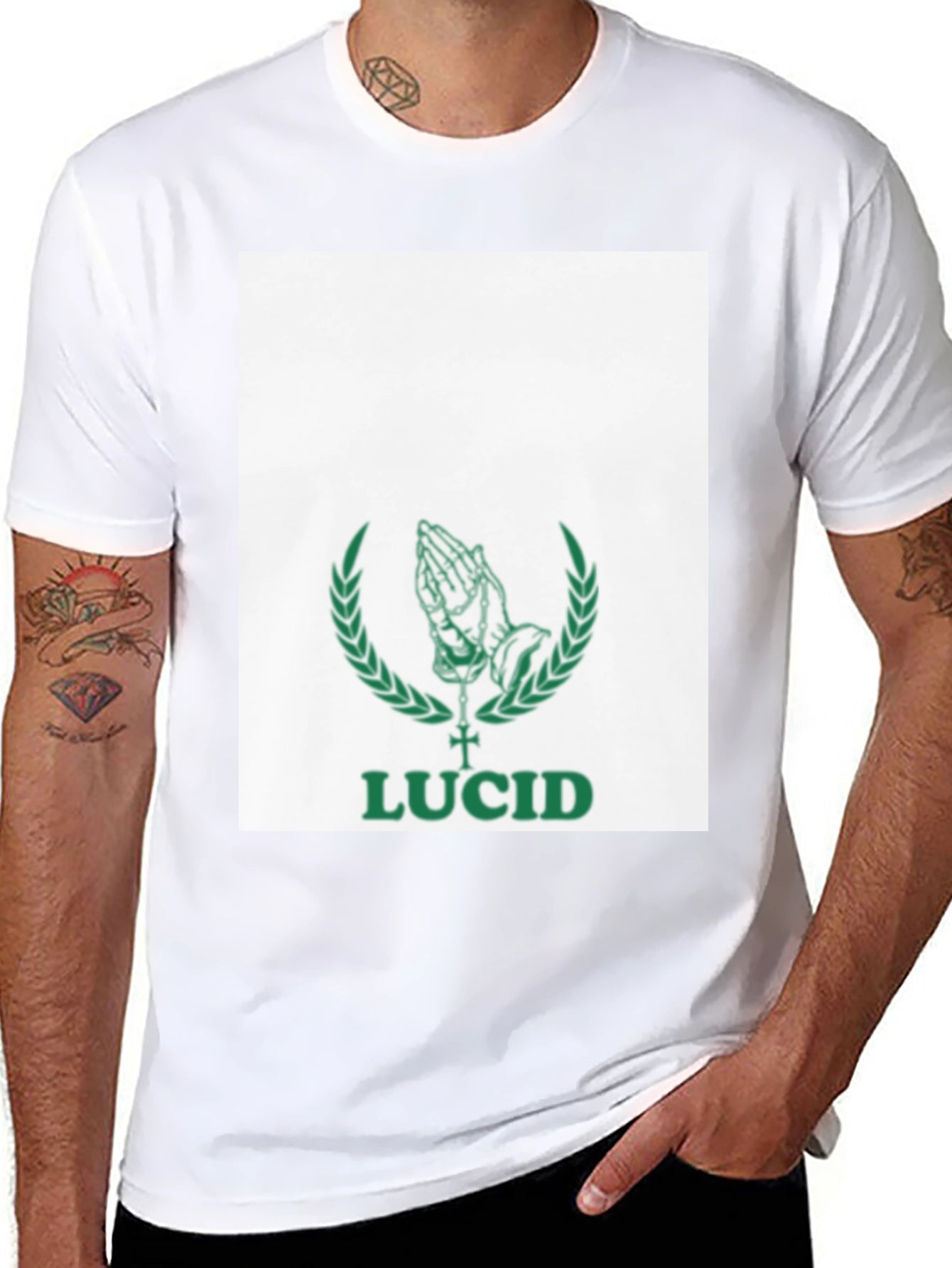 Lucid Graphic Print T-Shirt - Black