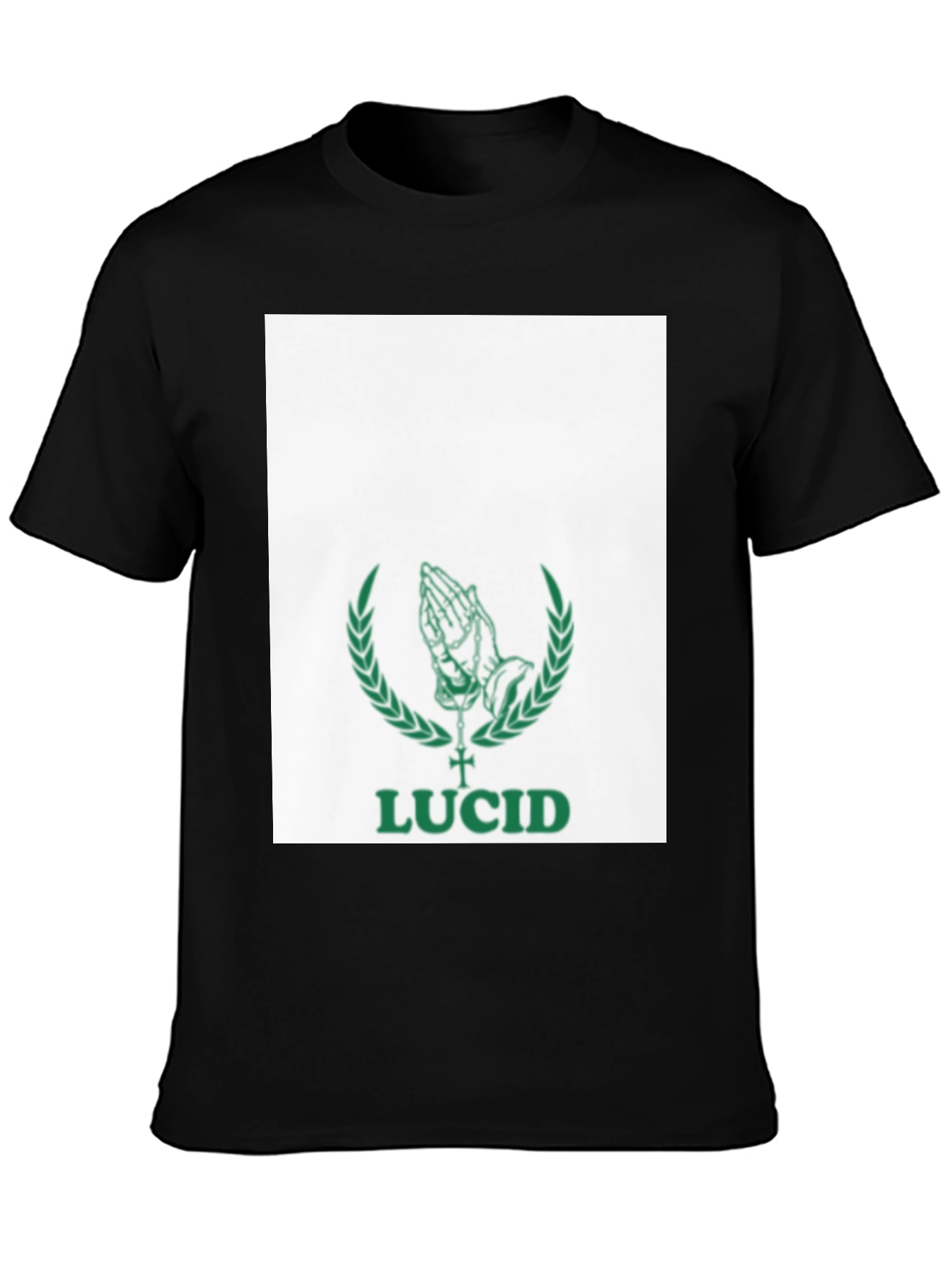 Lucid Graphic Print T-Shirt - Black