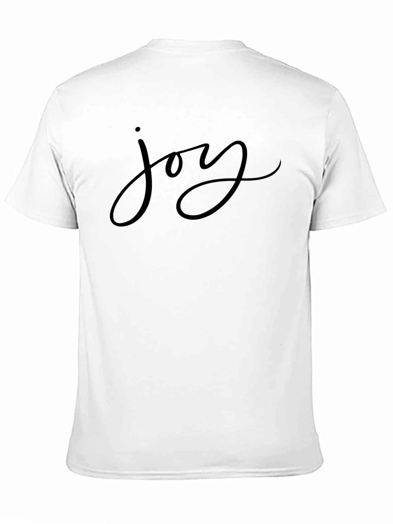 Joy Black T-Shirt - Stylish Graphic Tee