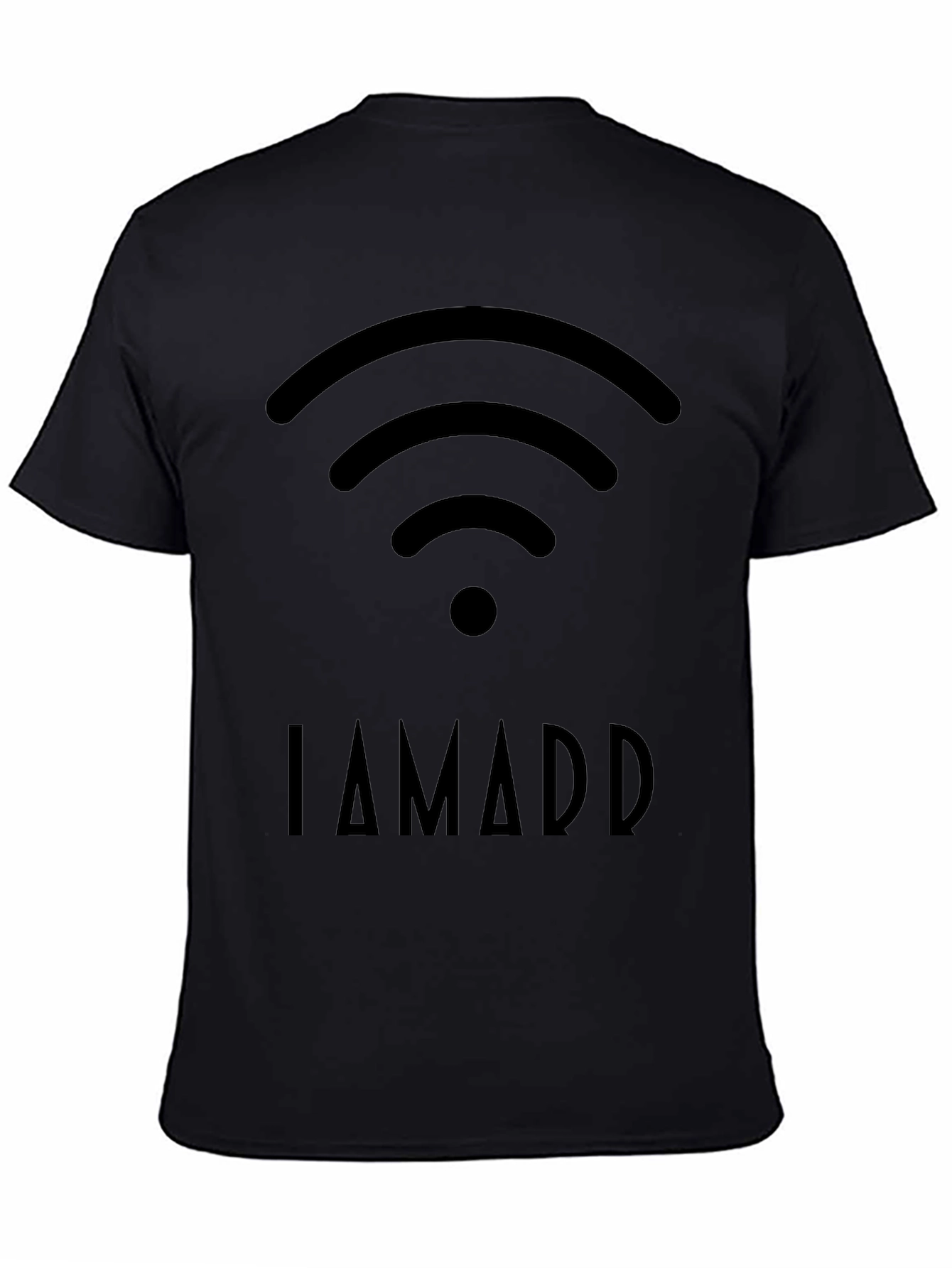 I AM ADD WiFi Humor T-Shirt - Black