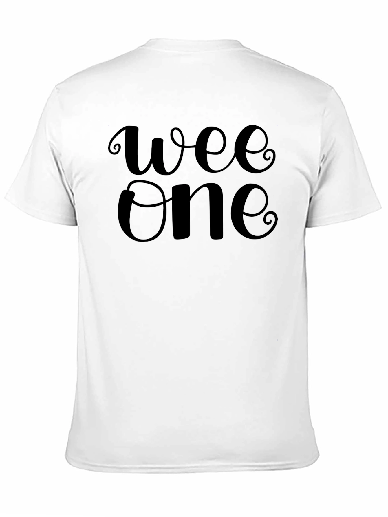 Wee One Black Graphic Tee