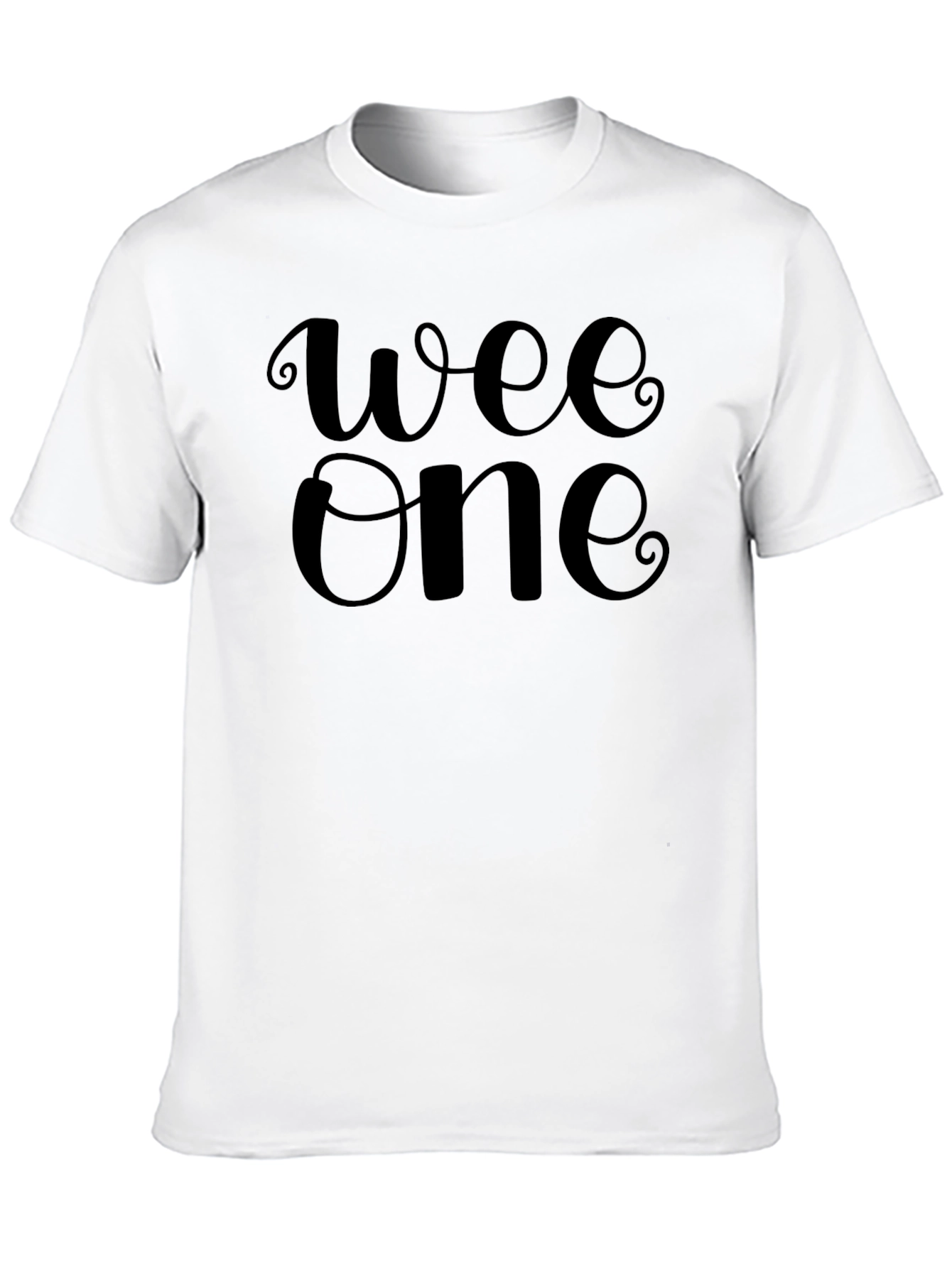 Wee One Black Graphic Tee