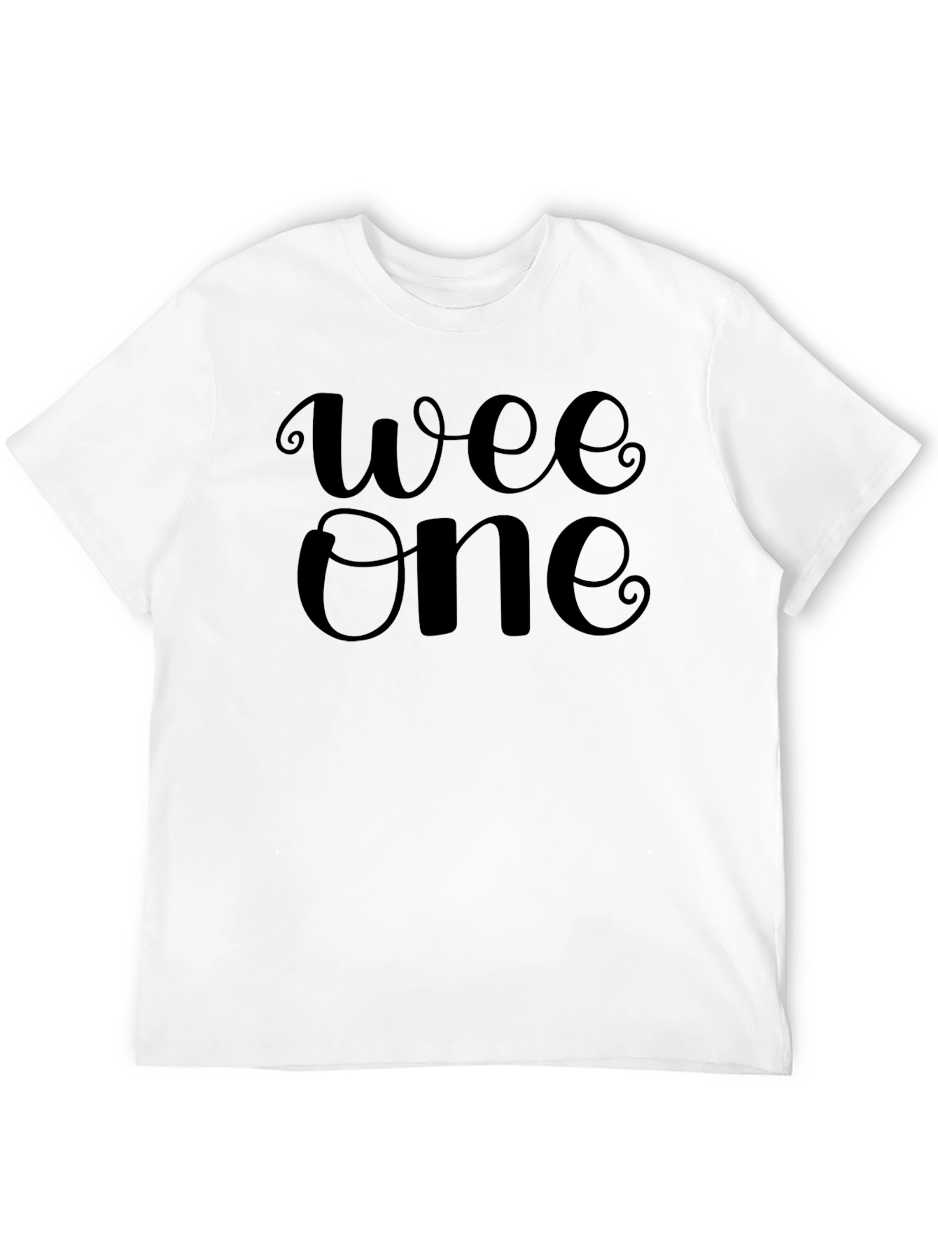 Wee One Black Graphic Tee