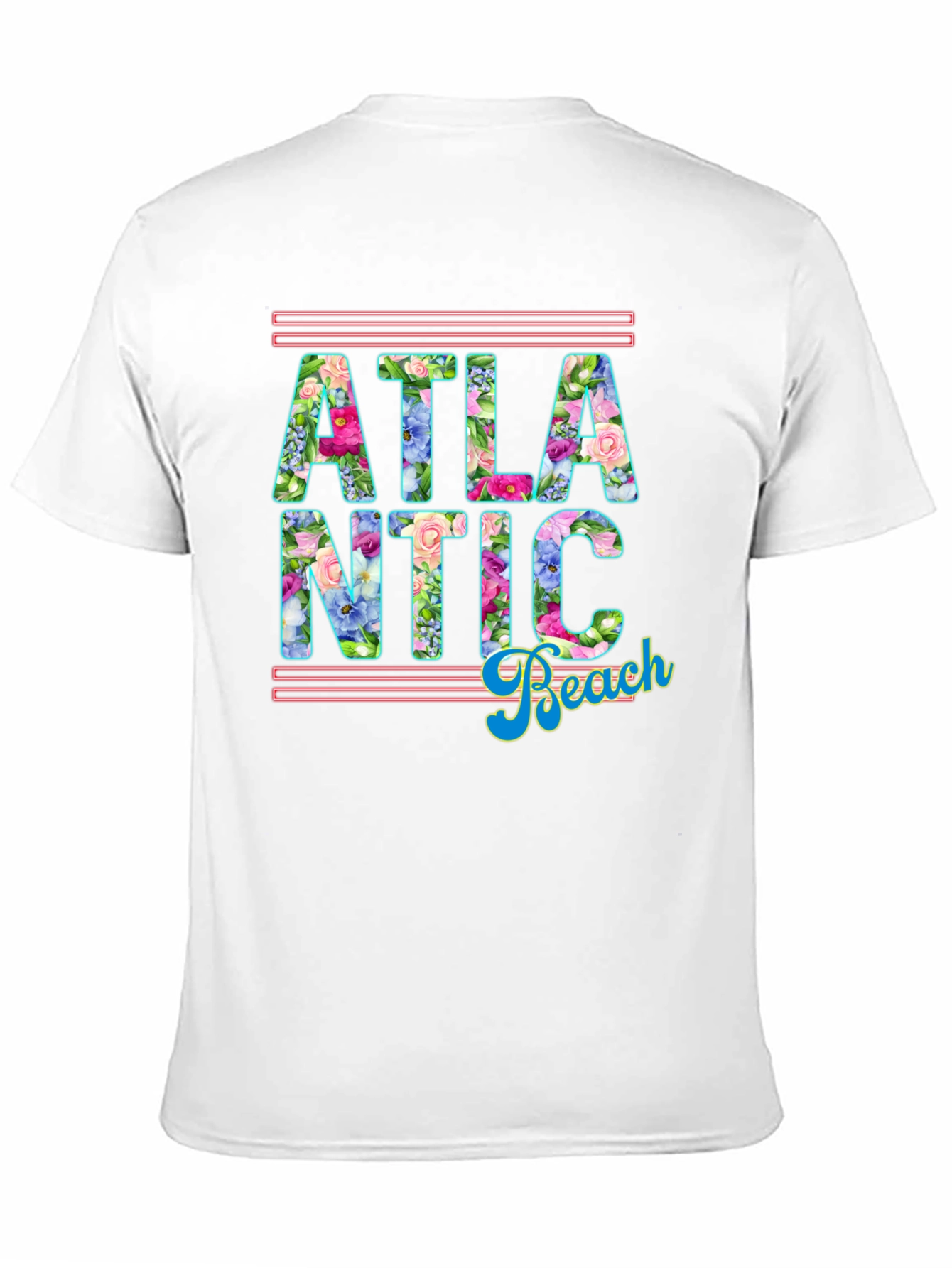 Atlantic Beach Floral Graphic T-Shirt