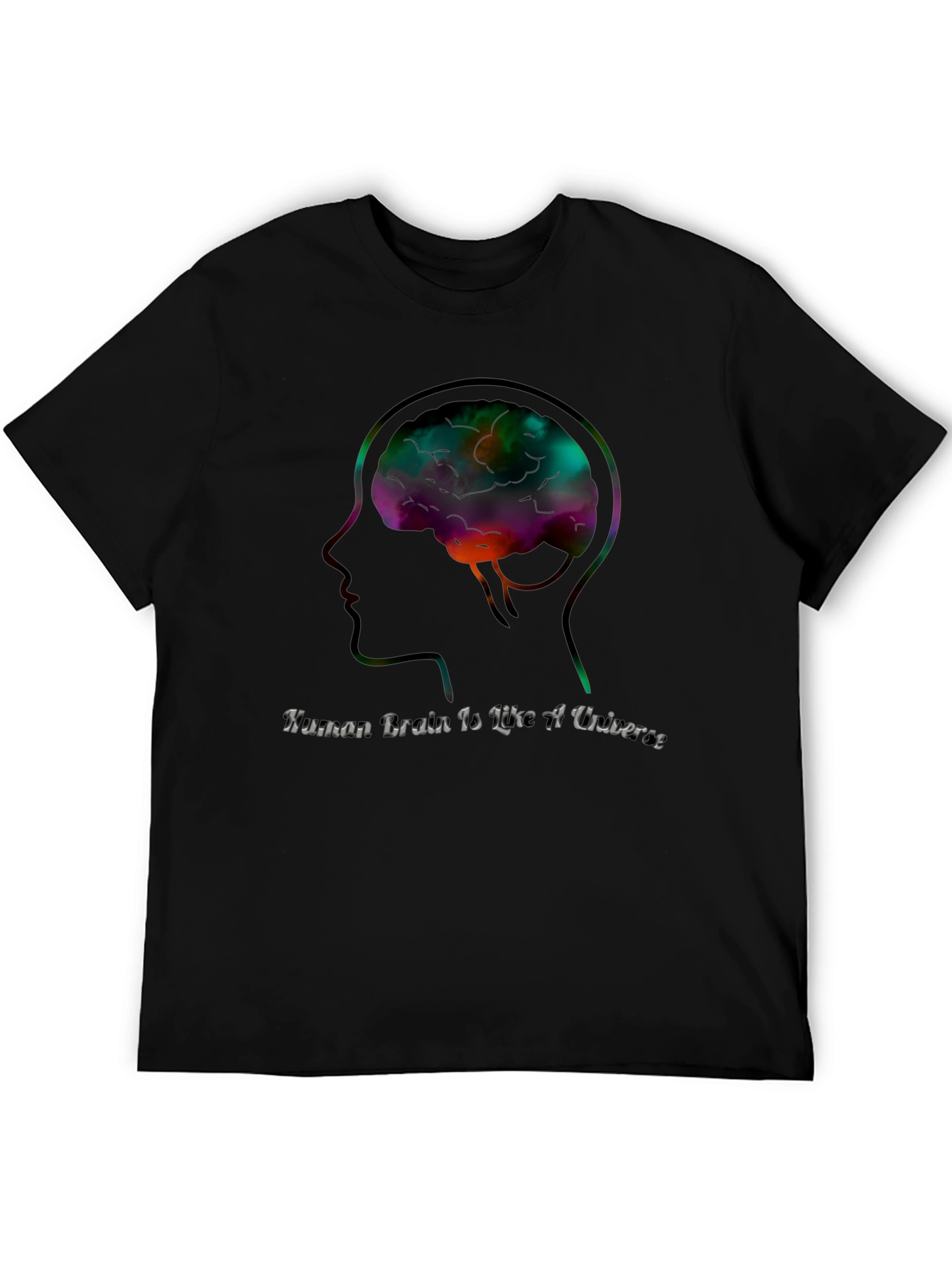 Human Brain Universe Graphic T-Shirt