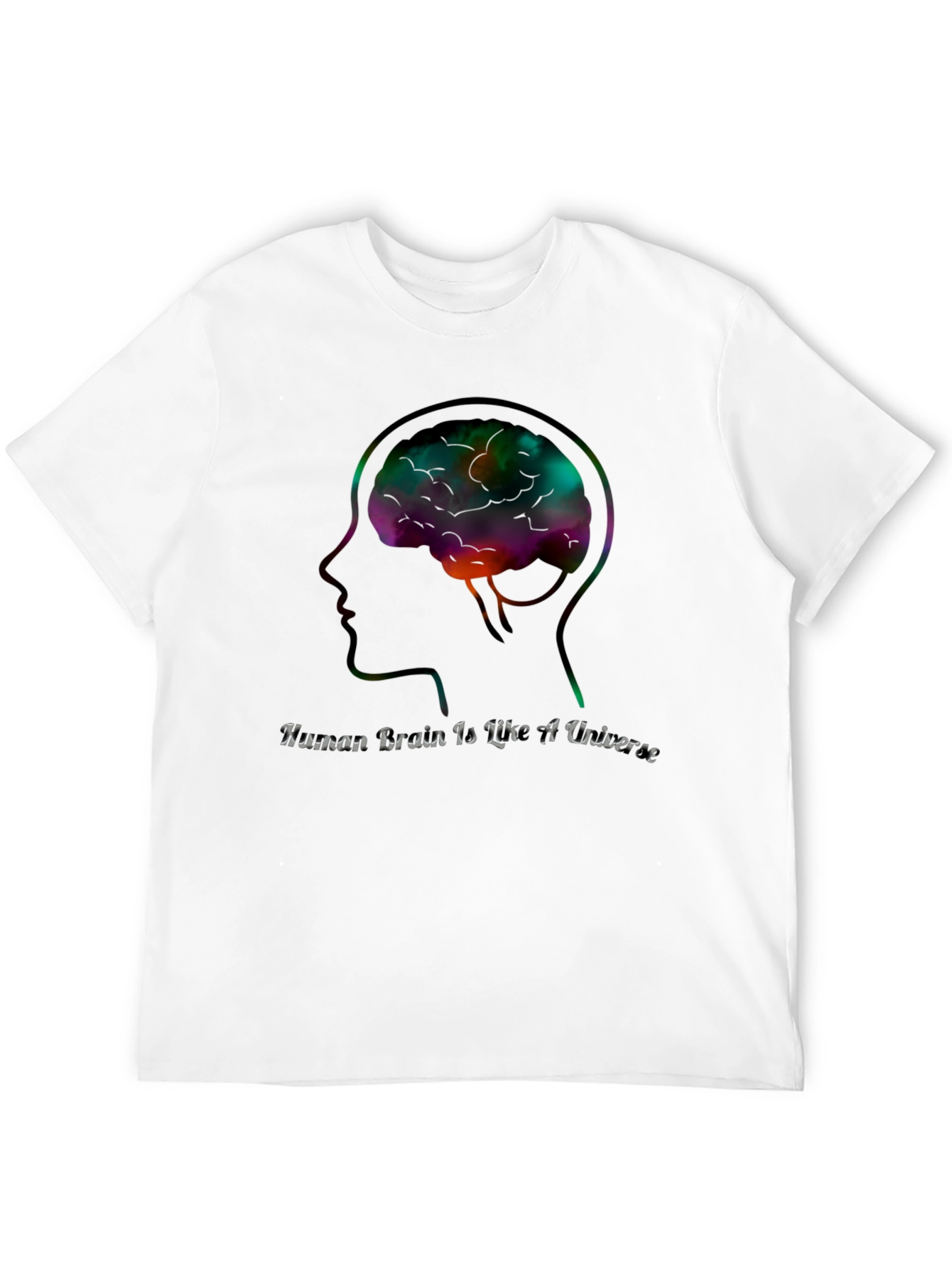 Human Brain Universe Graphic T-Shirt
