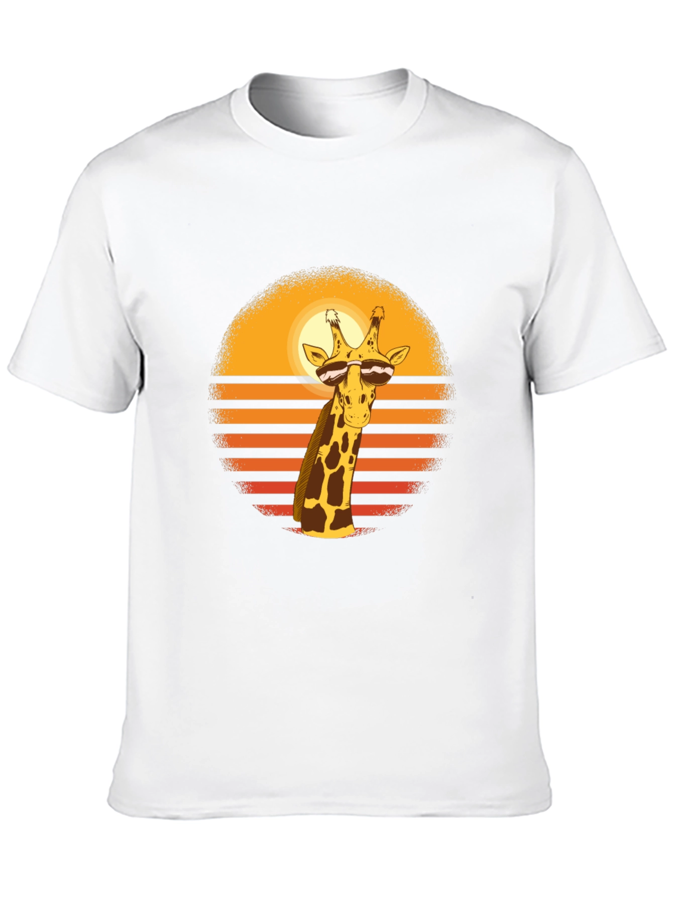 Cool Giraffe Sunset T-Shirt