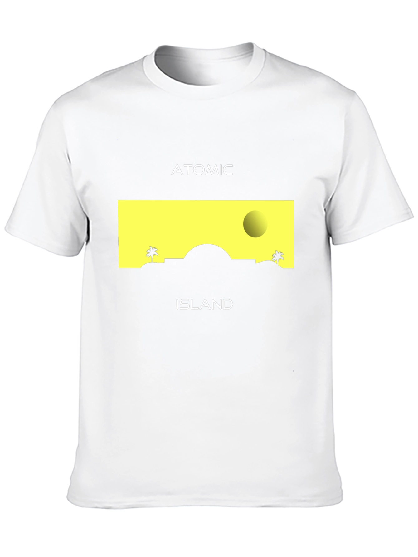 Atomic Island Graphic T-Shirt - Black