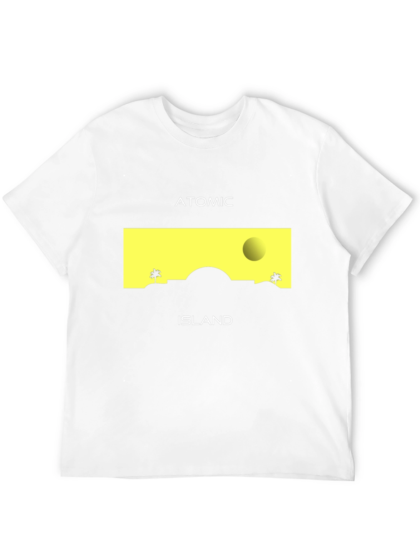 Atomic Island Graphic T-Shirt - Black