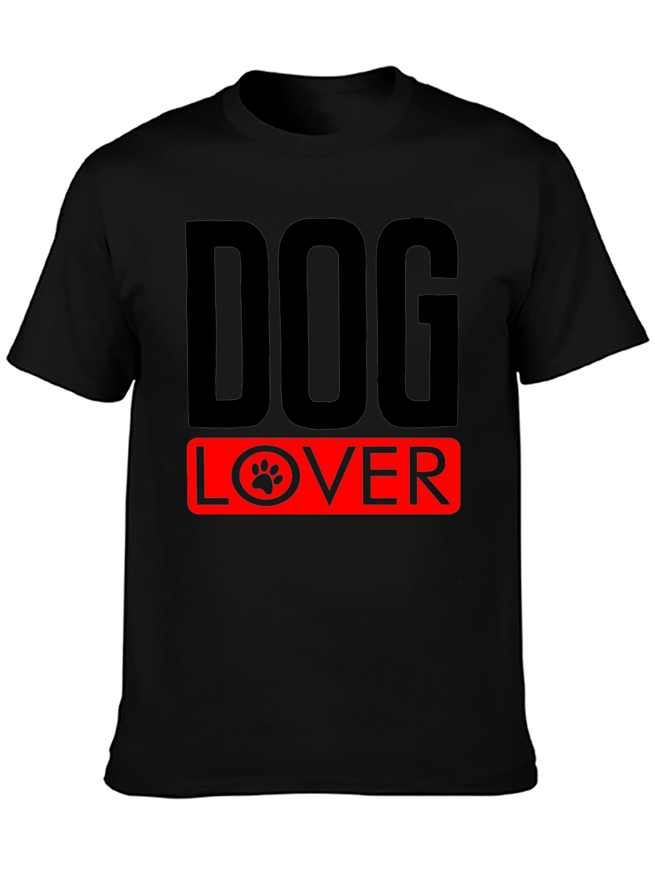 Dog Lover T-Shirt - Paw Print Design