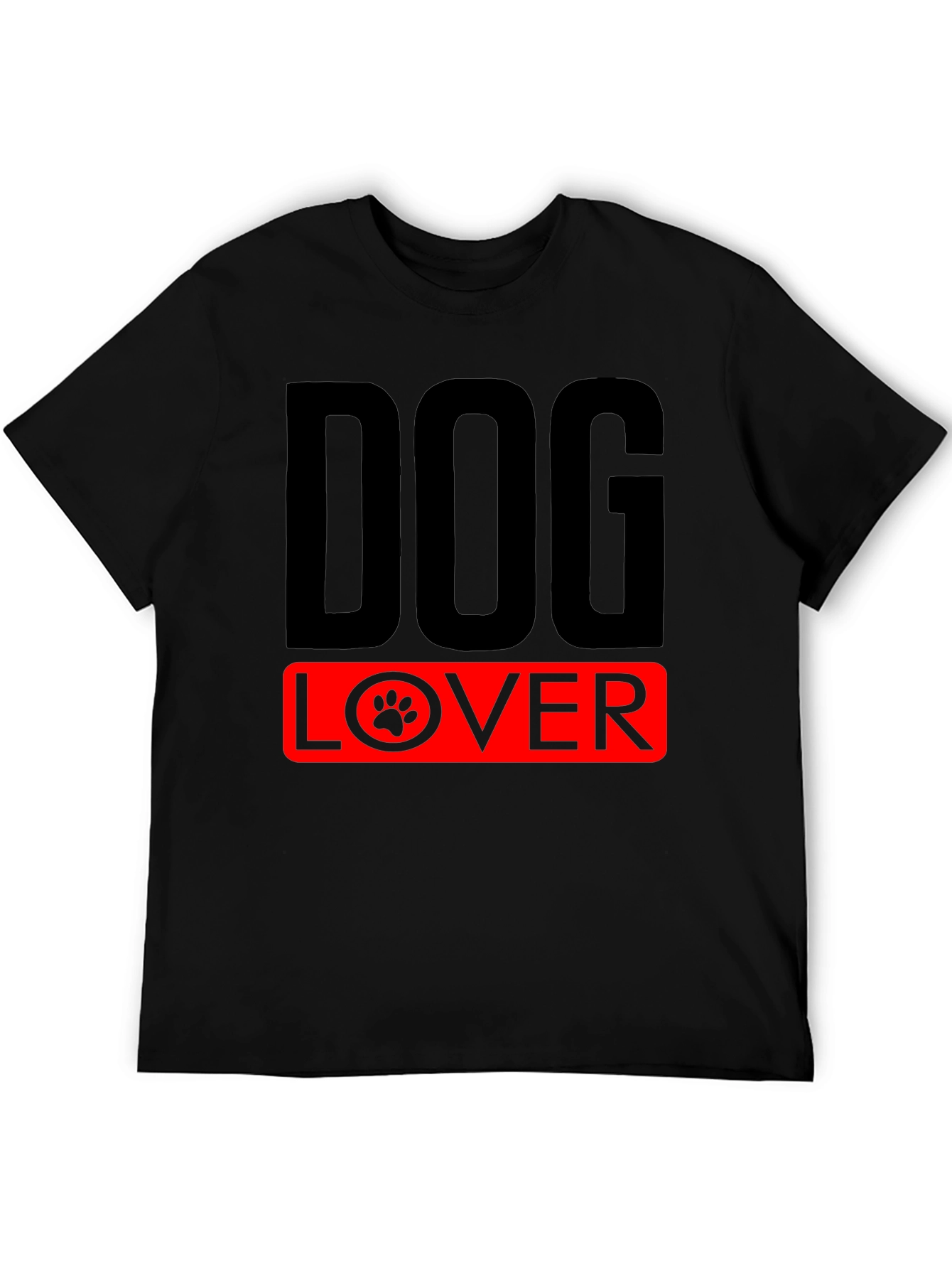 Dog Lover T-Shirt - Paw Print Design
