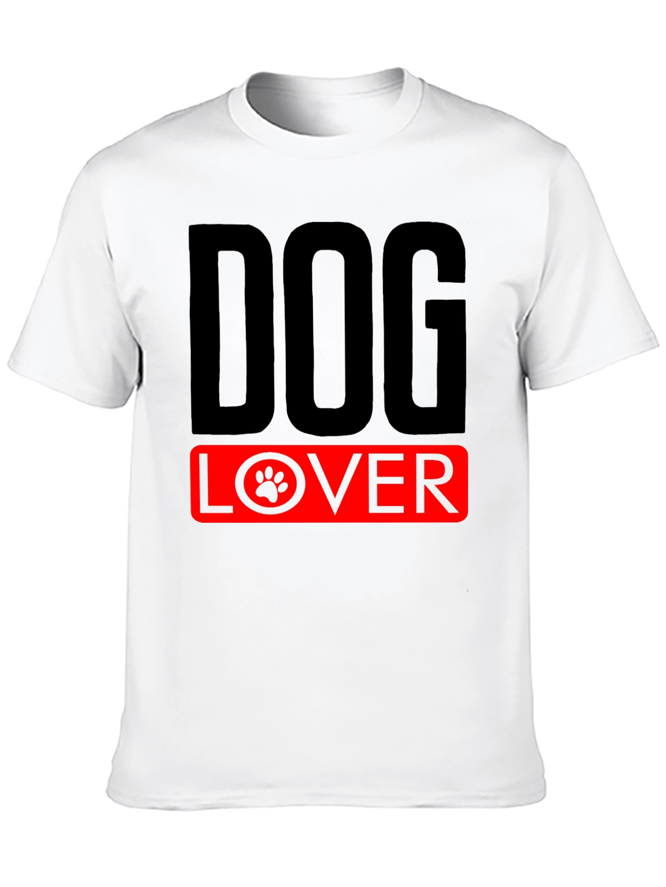 Dog Lover T-Shirt - Paw Print Design