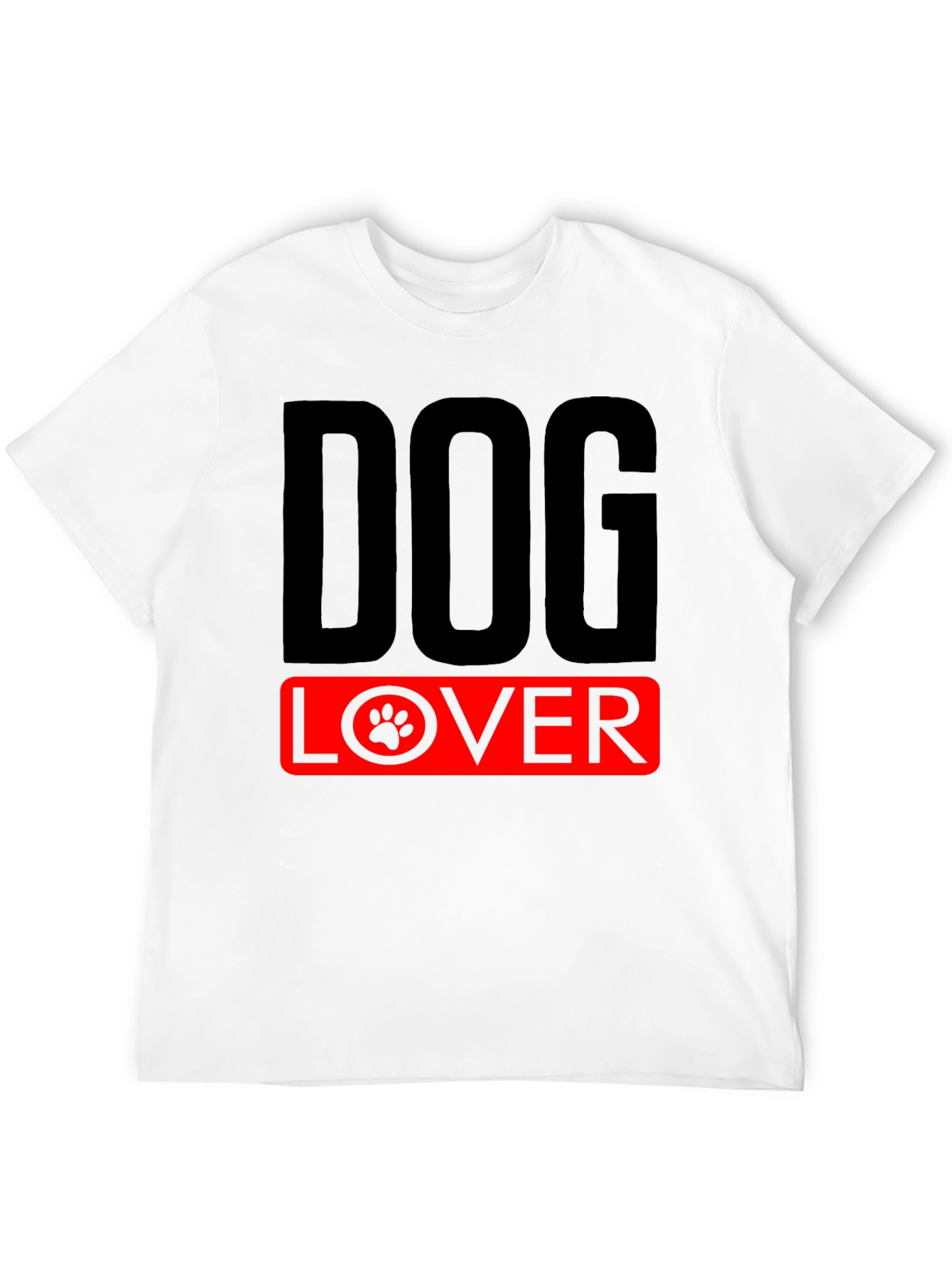 Dog Lover T-Shirt - Paw Print Design