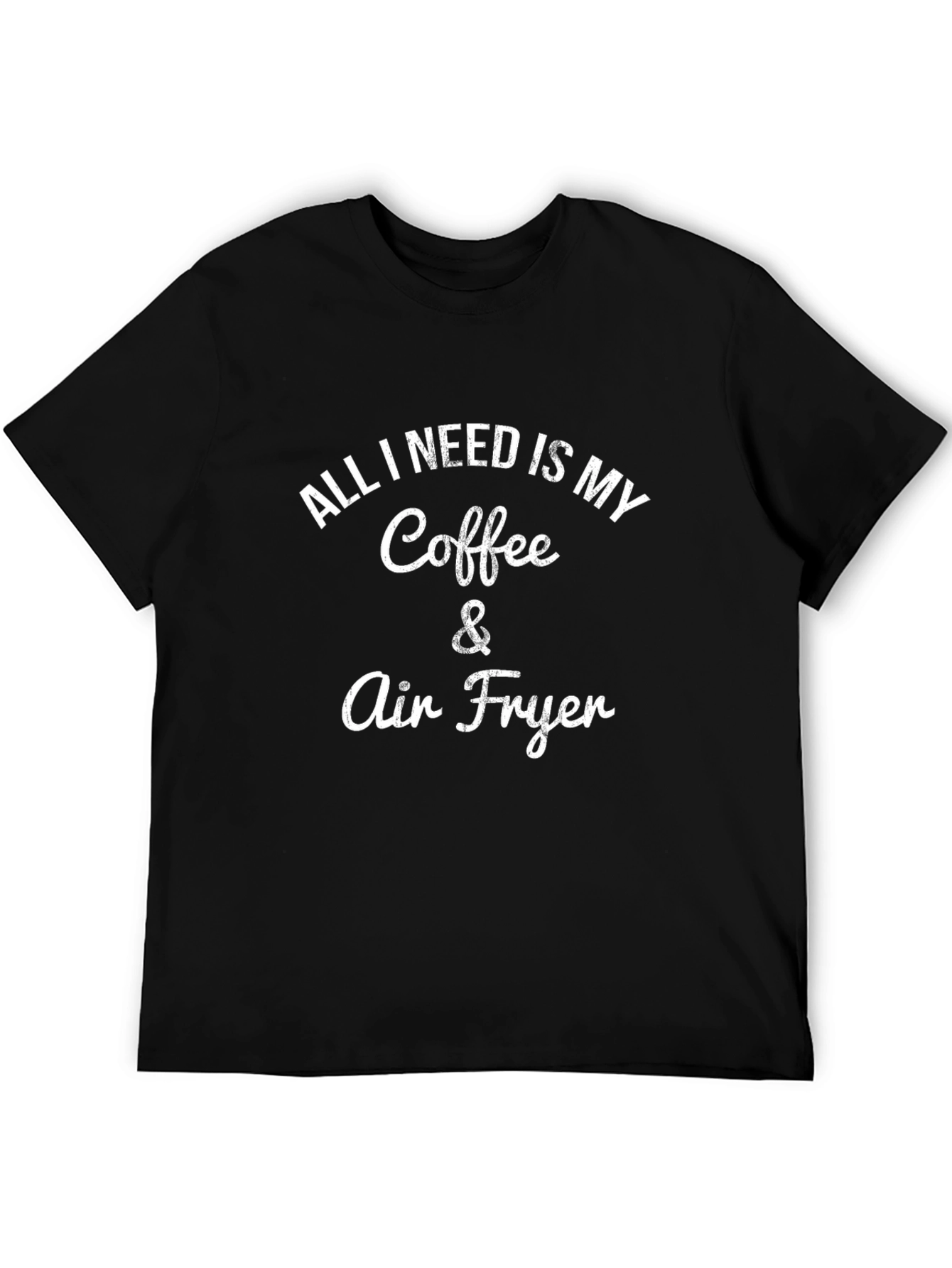 Coffee and Air Fryer Graphic T-Shirt