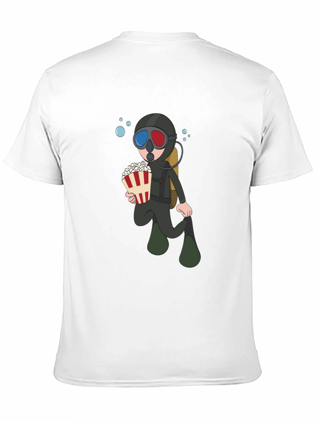 Diver Movie Lover Black T-Shirt