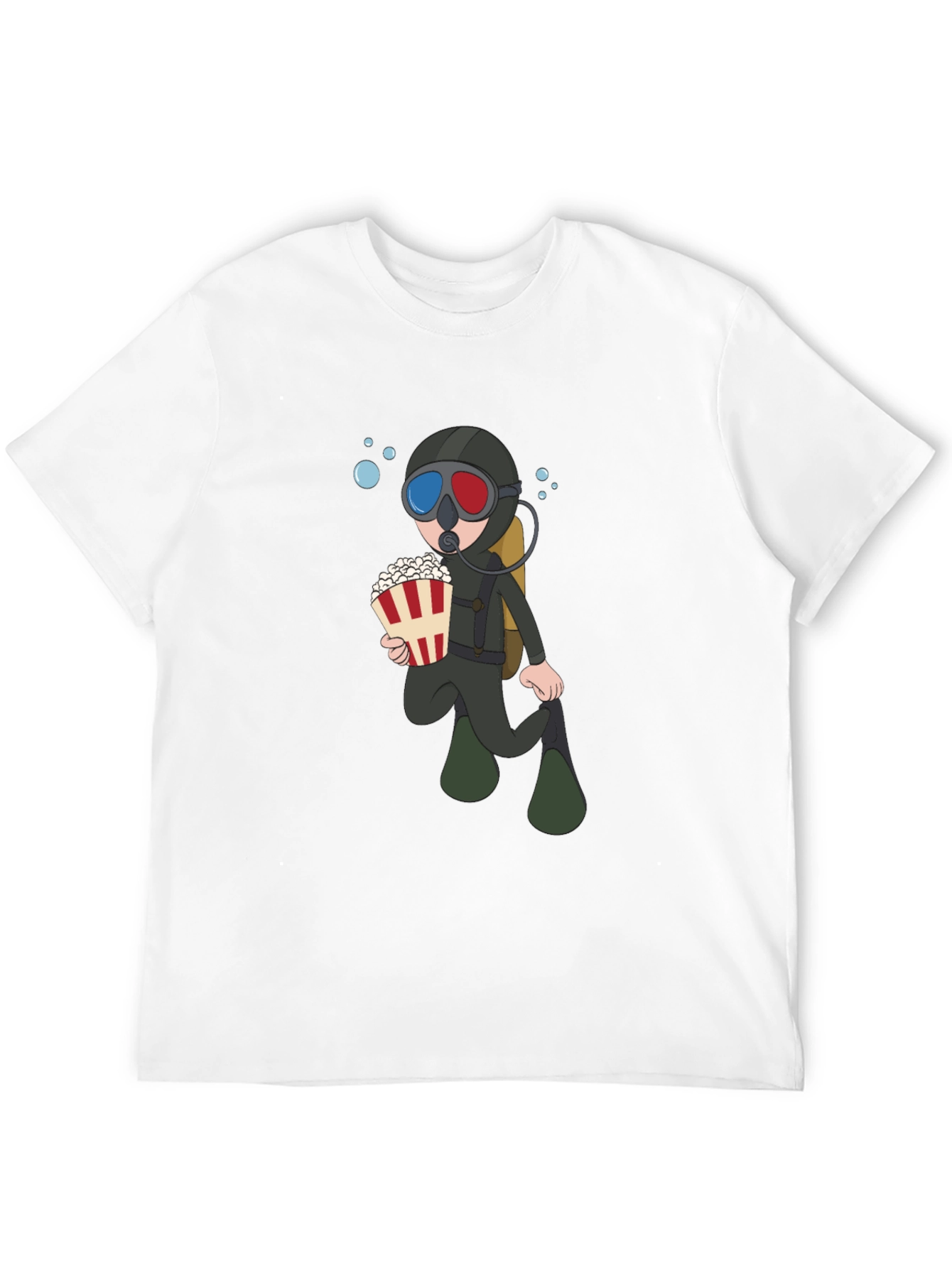 Diver Movie Lover Black T-Shirt
