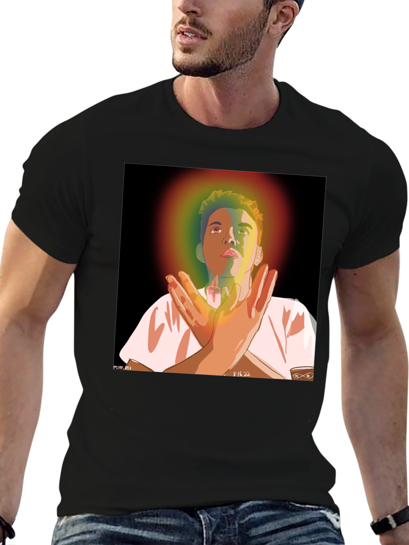 Vibrant Graphic Print T-Shirt