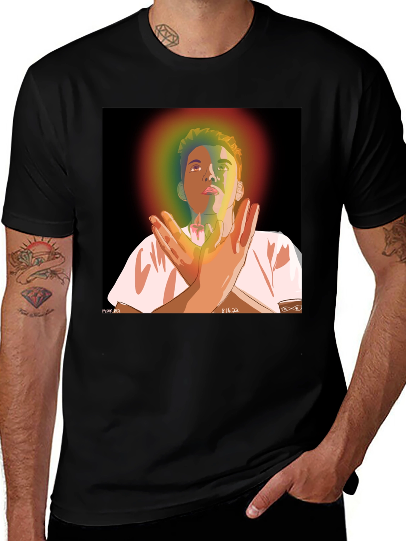 Vibrant Graphic Print T-Shirt