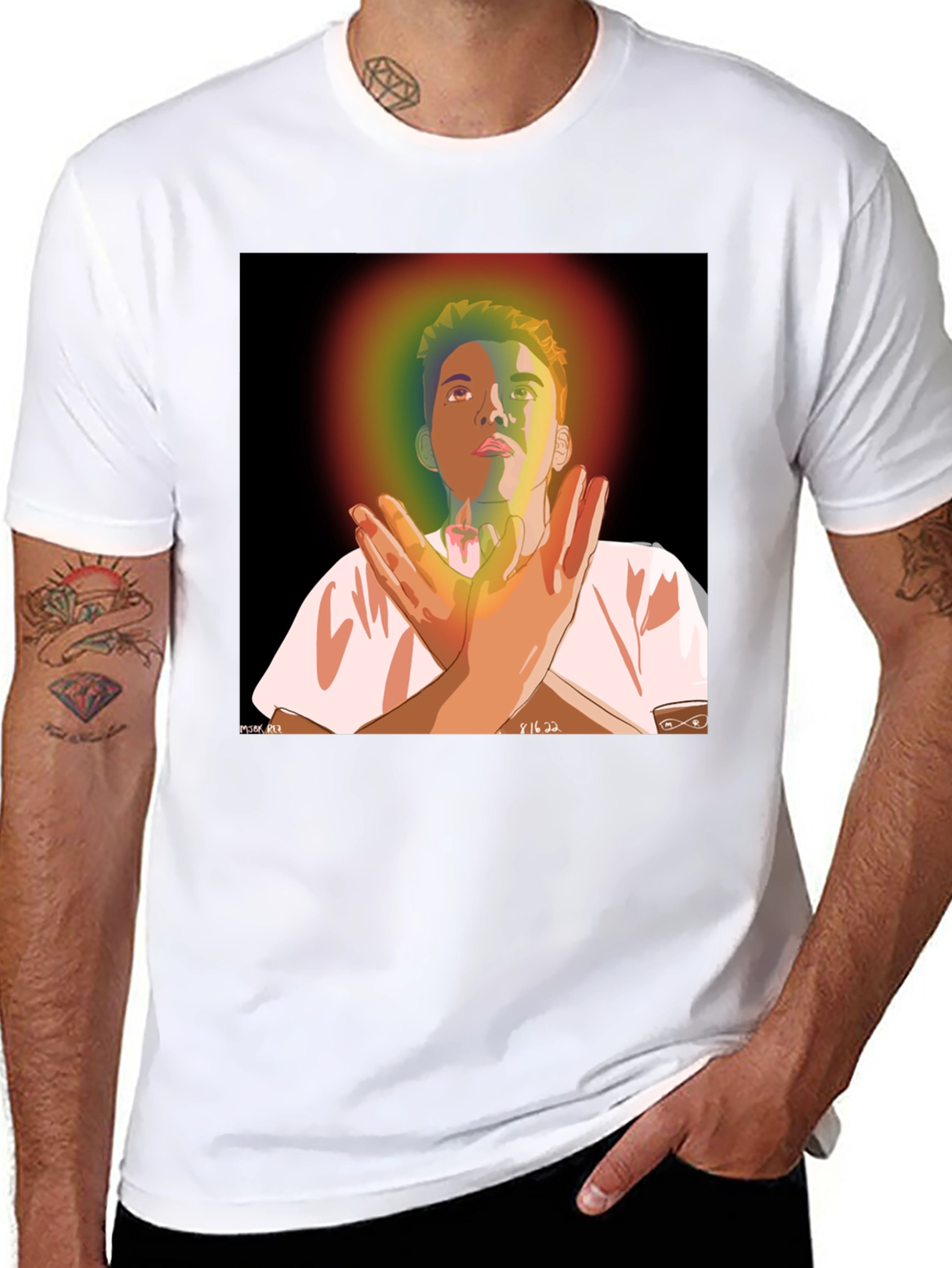 Vibrant Graphic Print T-Shirt