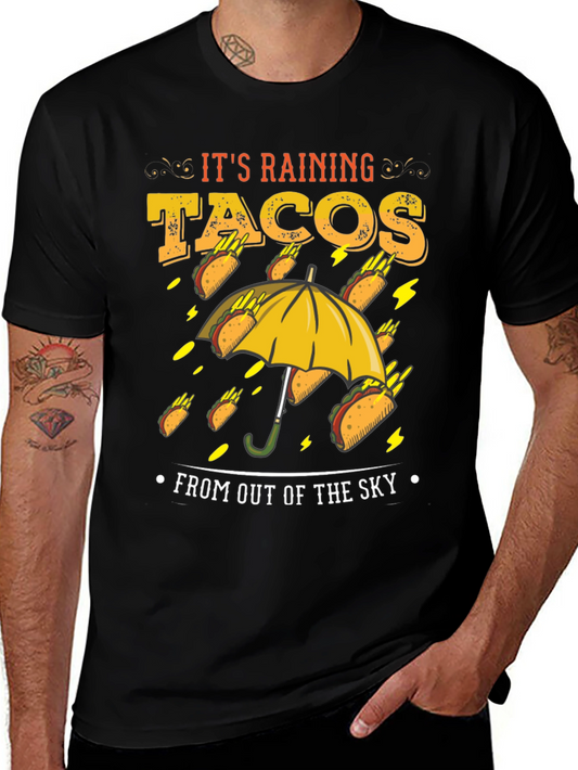 Its Raining Tacos Novelty Graphic Tee