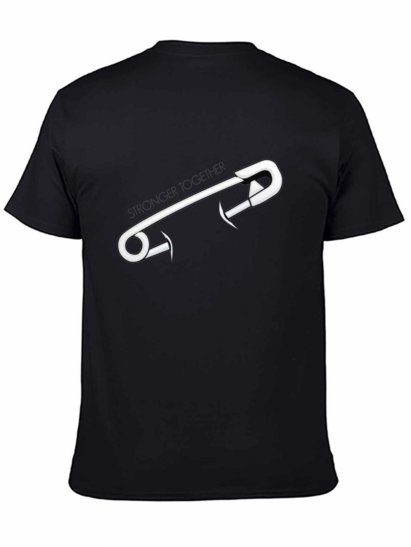 Stronger Together Safety Pin Graphic Tee - Unisex
