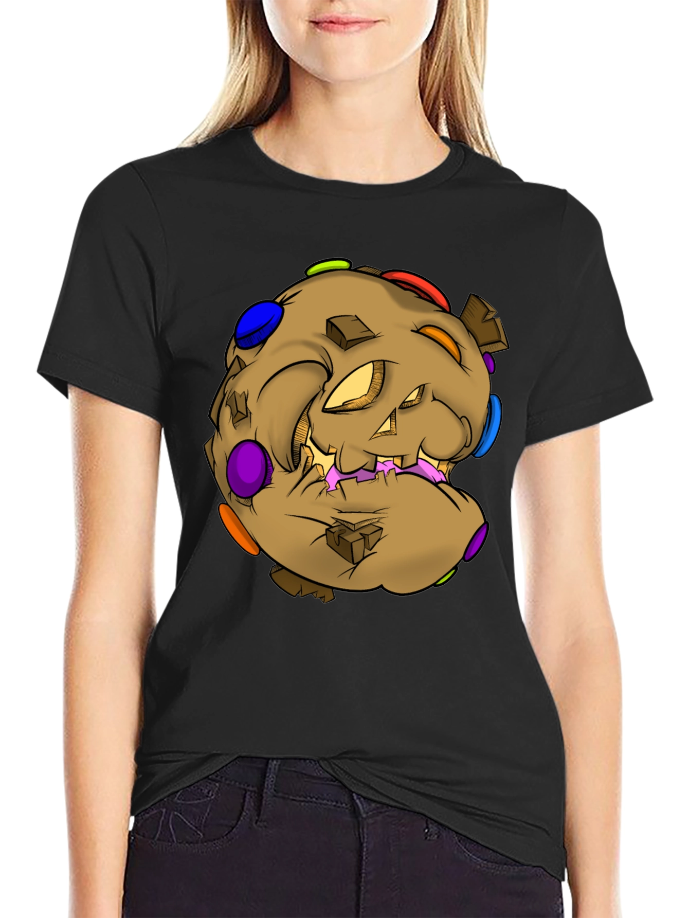 Monster Cookie Black T-Shirt