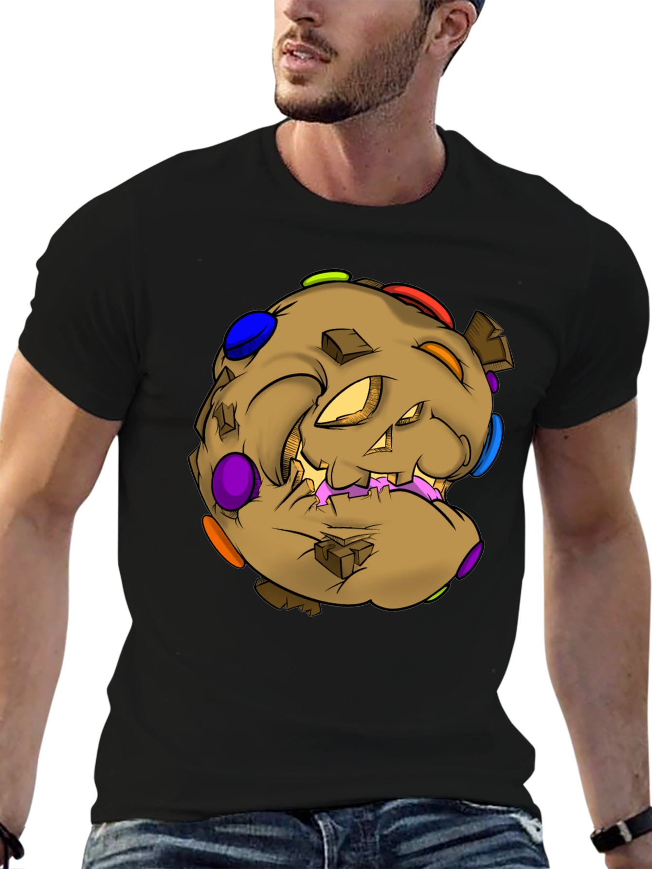 Monster Cookie Black T-Shirt