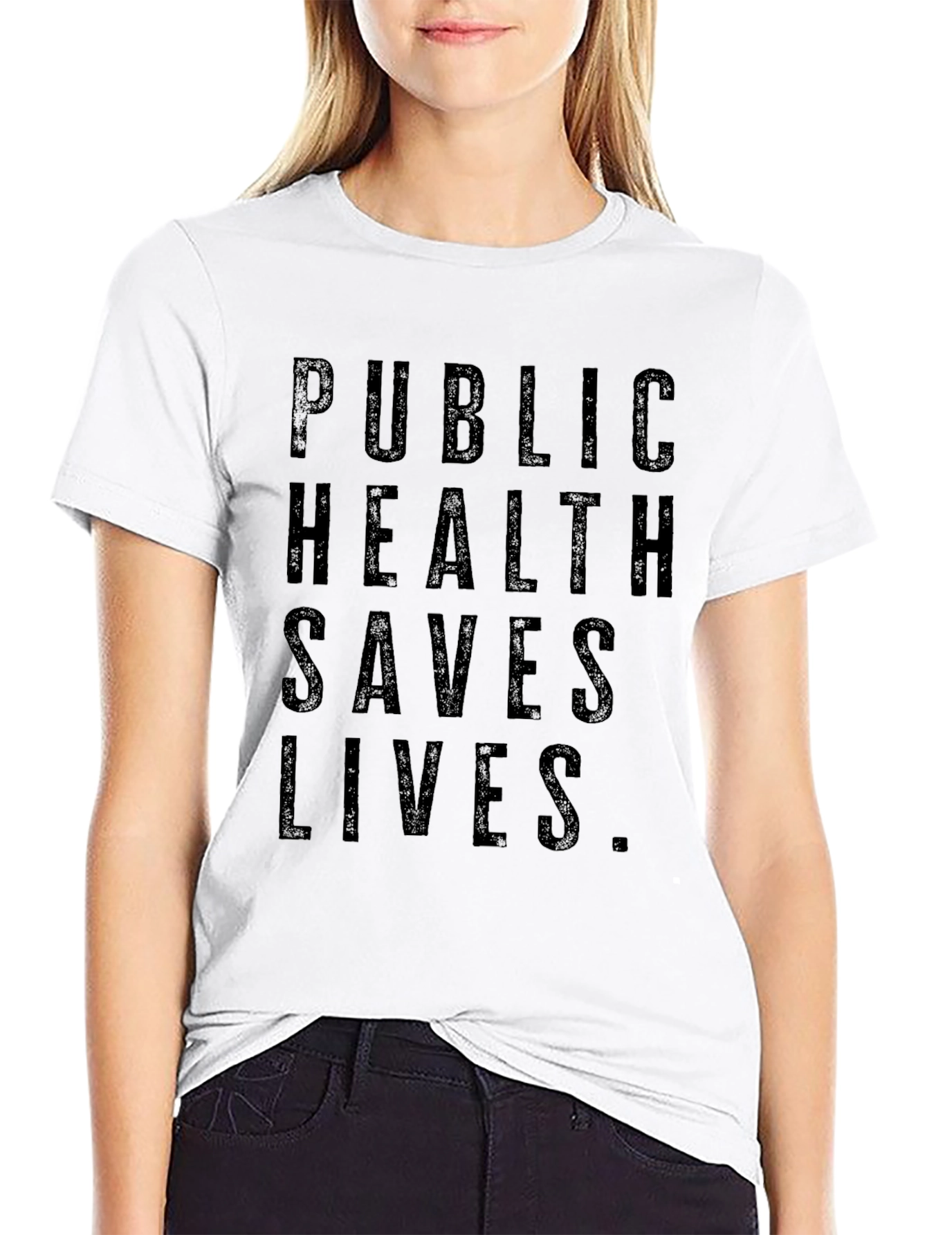 Public Health Saves Lives Graphic T-Shirt