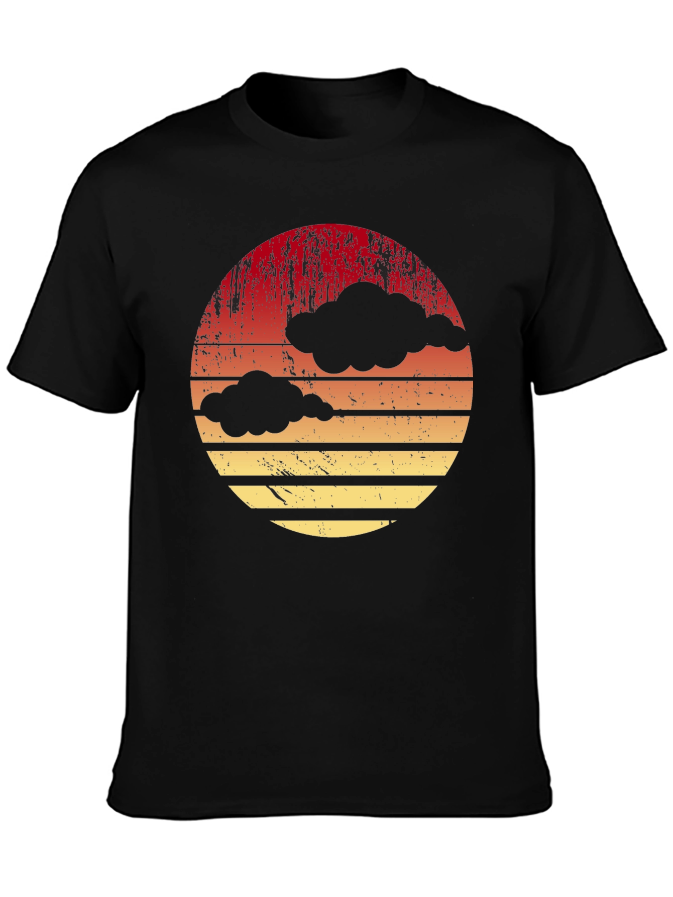 Retro Sunset Cloud T-Shirt