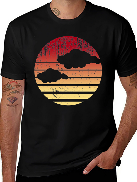 Retro Sunset Cloud T-Shirt