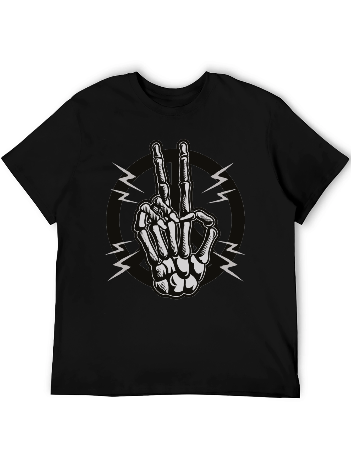 Skeleton Peace Sign T-Shirt