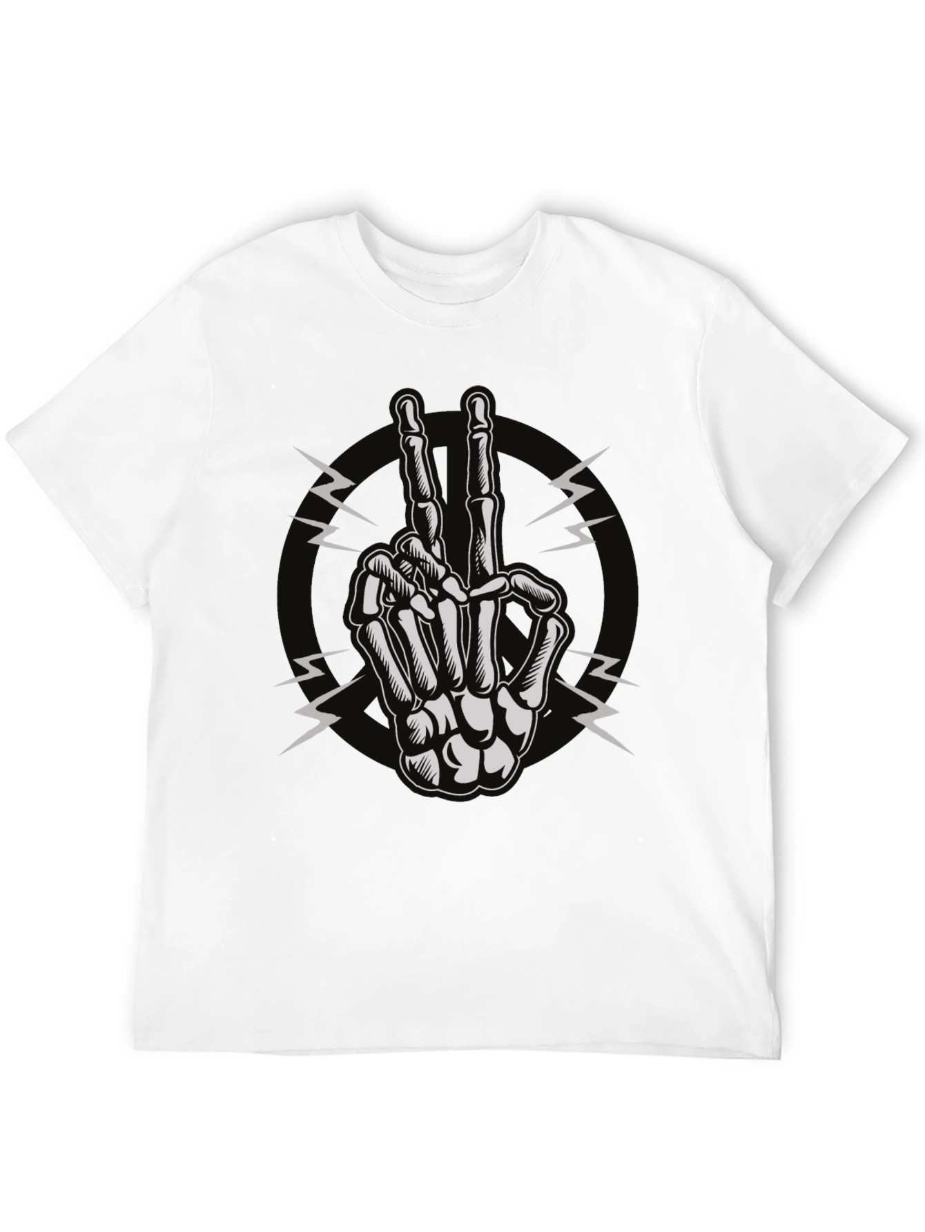 Skeleton Peace Sign T-Shirt