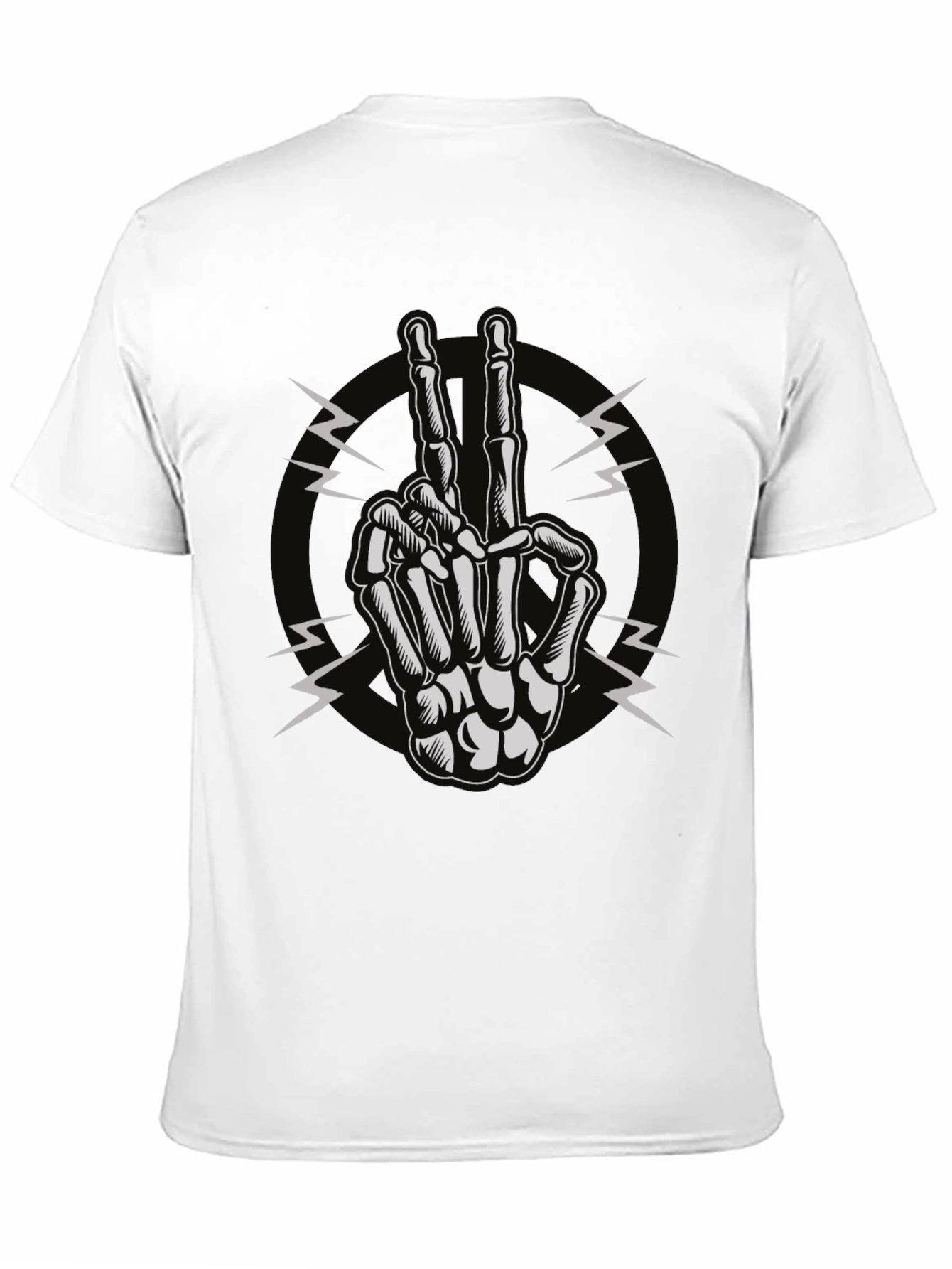 Skeleton Peace Sign T-Shirt