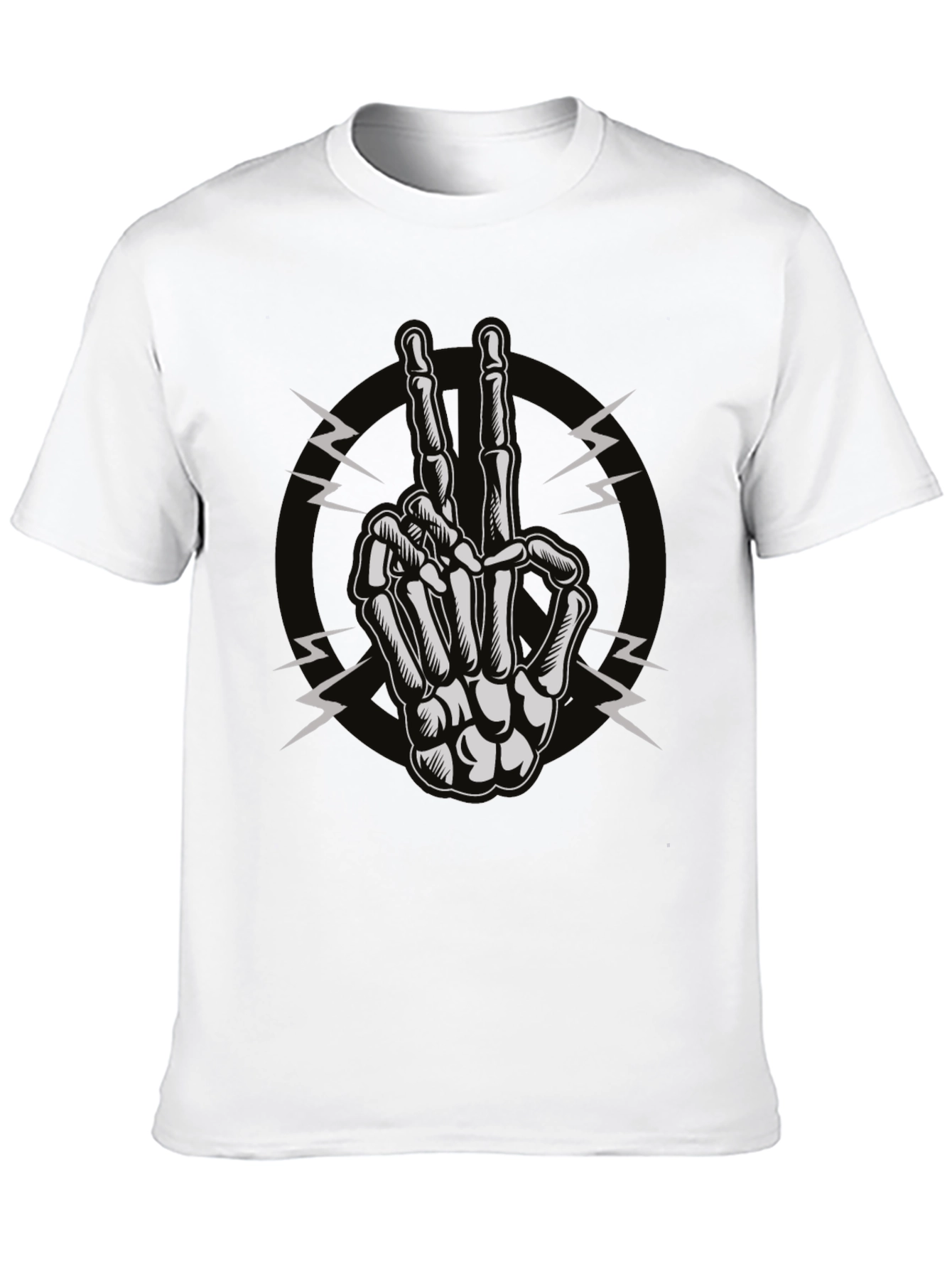 Skeleton Peace Sign T-Shirt
