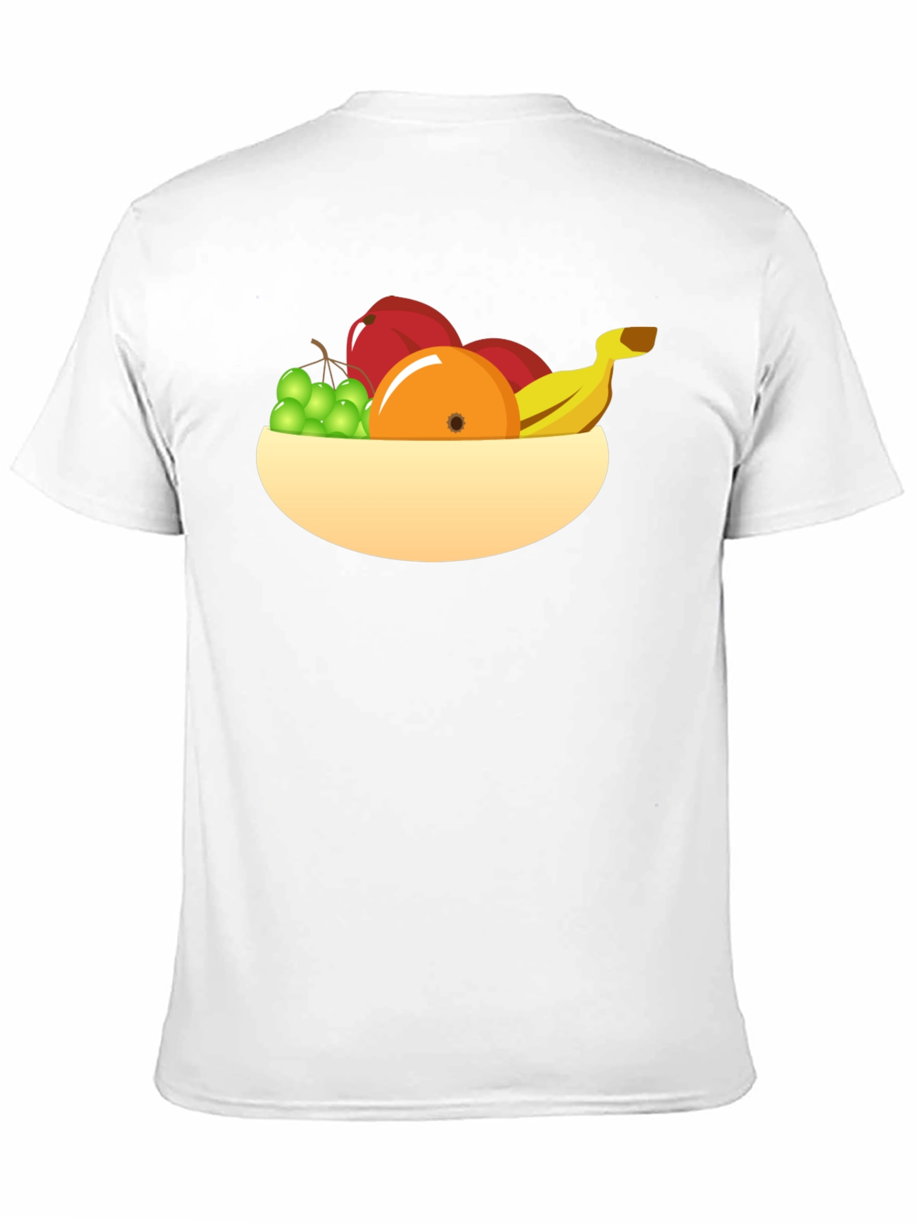 Fruit Bowl Graphic Tee - Black Casual Shirt