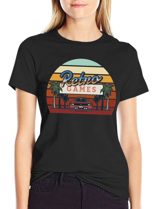Retro Games T-Shirt Vintage Style Tee