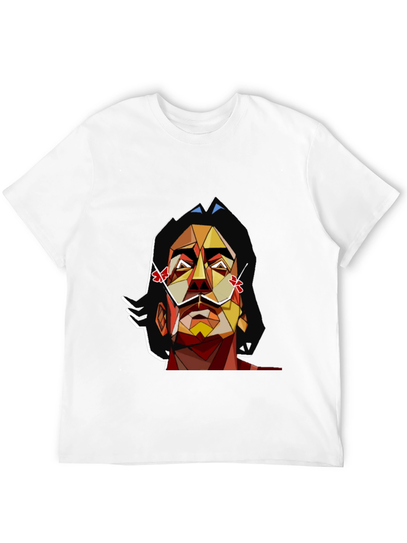 Geometric Salvador Dali Graphic T-Shirt