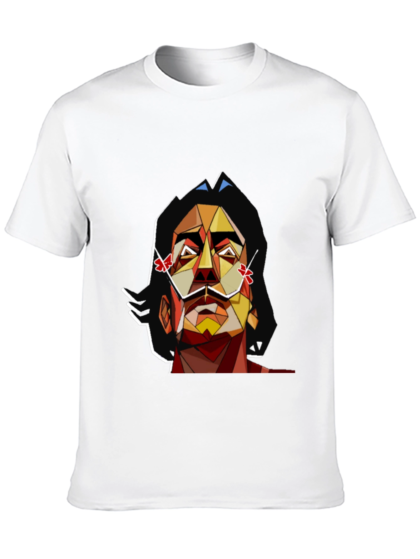 Geometric Salvador Dali Graphic T-Shirt